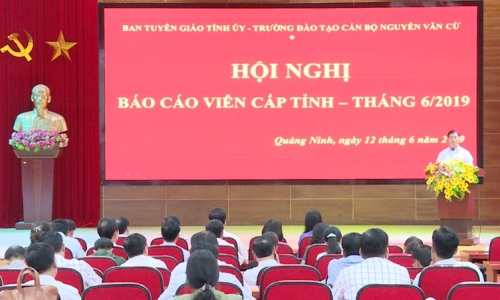 Nâng cao chất lượng đội ngũ báo cáo viên cấp ủy ở tỉnh Quảng Ninh