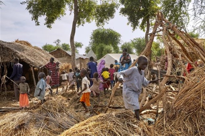 Trẻ em tại một trại tị nạn ở Maban, Nam Sudan. (Ảnh: AFP/TTXVN)