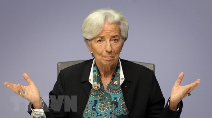 Chủ tịch ECB Christine Lagarde. (Ảnh: AFP/TTXVN)