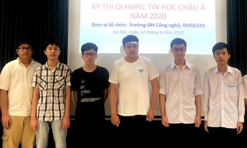 Việt Nam giành 6 huy chương cuộc thi trực tuyến Olympic Tin học