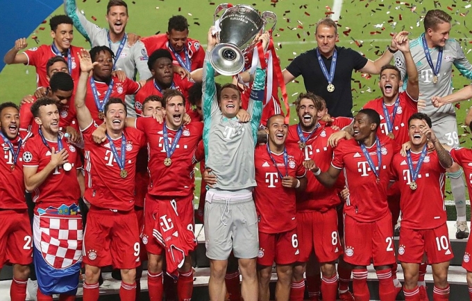 Bayern Munich vô địch Champions League 2019-20. (Nguồn: Getty Images)