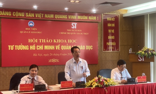 Tư tưởng của Chủ tịch Hồ Chí Minh về quản lý giáo dục