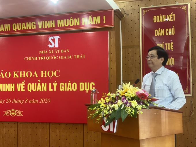Đồng chí Phạm Chí Thành phát biểu khai mạc Hội thảo.