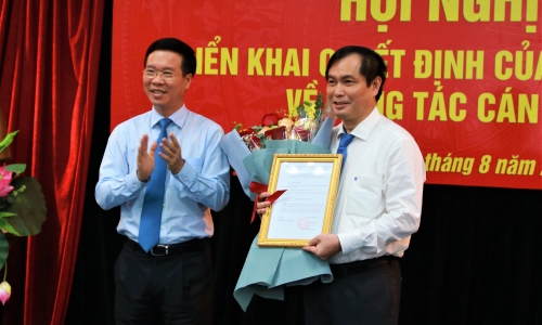 Bổ nhiệm đồng chí Phan Xuân Thủy giữ chức Phó Trưởng Ban Tuyên giáo Trung ương