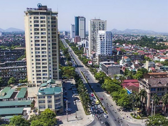 Một góc thành phố Vinh, tỉnh Nghệ An. (Nguồn: baochinhphu.vn)