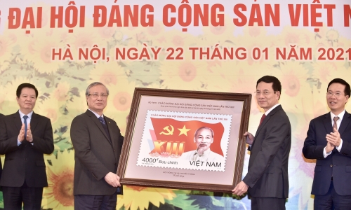 Phát hành đặc biệt bộ tem “Chào mừng Đại hội Đảng Cộng sản Việt Nam lần thứ XIII”