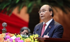 Thủ tướng Nguyễn Xuân Phúc đọc diễn văn Khai mạc Đại hội XIII của Đảng