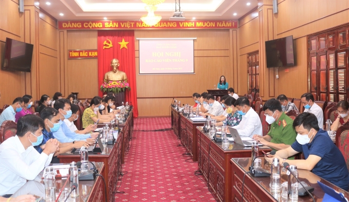 Quang cảnh Hội nghị Báo cáo viên tỉnh Bắc Kạn tháng 9/2021