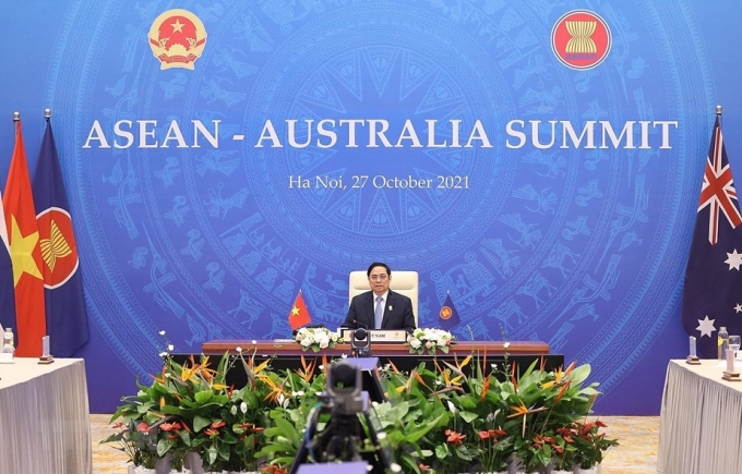 Thủ tướng Phạm Minh Chính phát biểu. (Ảnh: TTXVN)