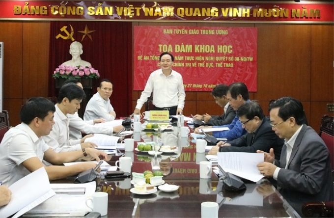 Quang cảnh Tọa đàm. (Ảnh: TA)