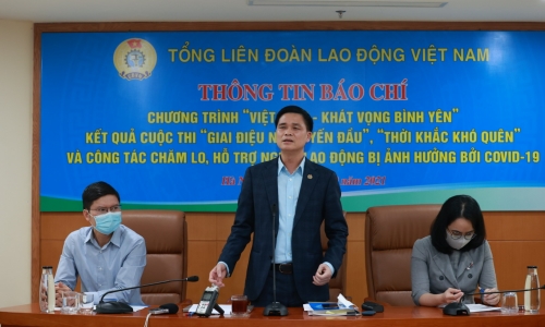 Chương trình Việt Nam – Khát vọng bình yên: Sáng lên tinh thần vì người lao động
