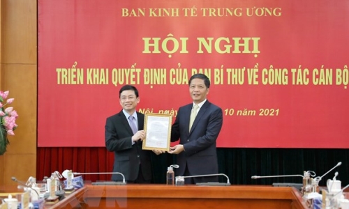 Đồng chí Nguyễn Duy Hưng giữ chức Phó Trưởng ban Kinh tế Trung ương