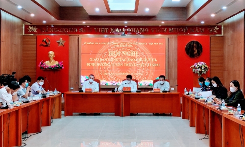 Khánh Hòa: Hội nghị giao ban công tác báo chí quý III/2021