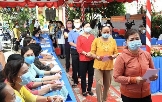 Có 99,39% cử tri thành phố Hồ Chí Minh đi bầu cử.