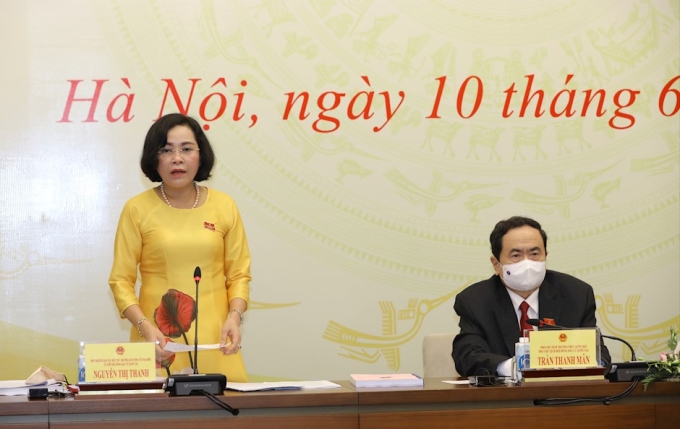 Trưởng ban Công tác đại biểu Nguyễn Thị Thanh, Ủy viên Hội đồng Bầu cử quốc gia