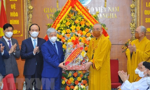 Giáo hội Phật giáo Việt Nam cùng tăng ni, phật tử đã có nhiều đóng góp trong phát triển kinh tế - xã hội