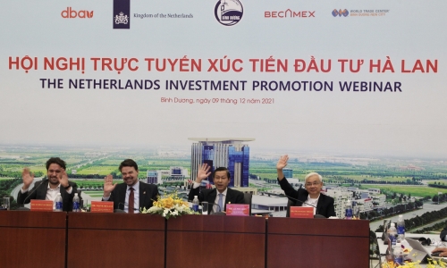 Tỉnh Bình Dương phối hợp với Tổng Công ty Becamex IDC tổ chức Hội nghị trực tuyến xúc tiến đầu tư Hà Lan