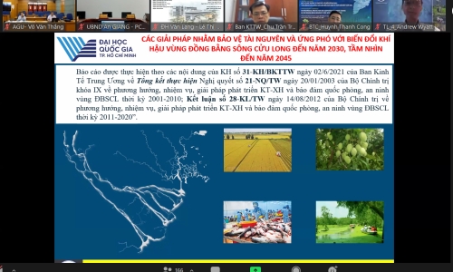 Định hướng khoa học công nghệ hỗ trợ đồng bằng sông Cửu Long thích ứng với biến đổi khí hậu