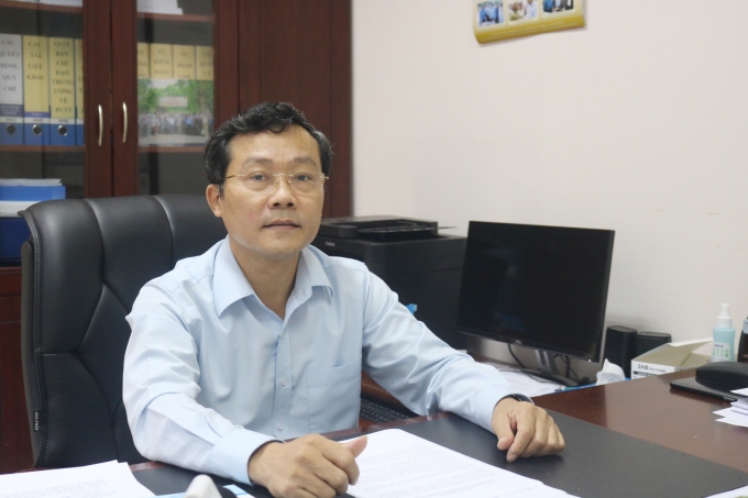 Đồng chí Nguyễn Văn Tiến, Phó Tổng cục trưởng Tổng cục Phòng chống thiên tai, Bộ Nông nghiệp và Phát triển nông thôn.