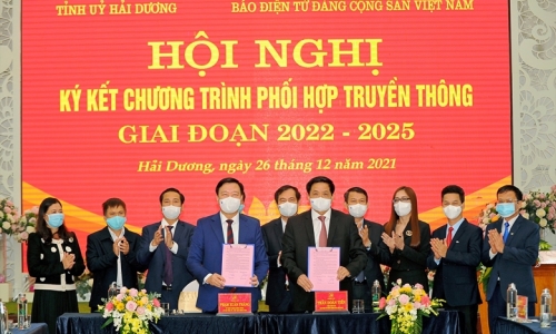 Tăng cường phối hợp truyền thông giữa Báo điện tử Đảng Cộng sản Việt Nam và Tỉnh ủy Hải Dương