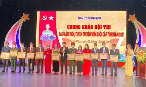 Thanh Hóa: Chung khảo Hội thi Báo cáo viên, Tuyên truyền viên giỏi cấp tỉnh năm 2021
