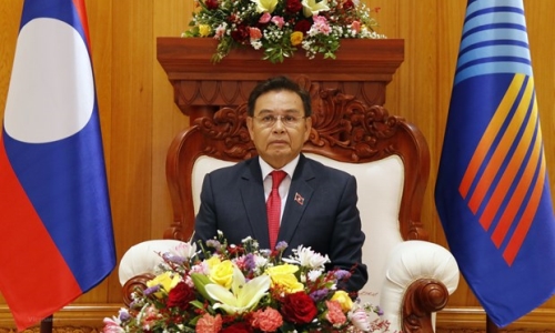 Chủ tịch Quốc hội Lào Saysomphone Phomvihane thăm chính thức Việt Nam