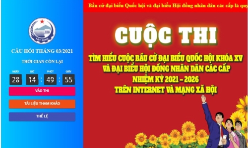 Tây Ninh: Triển khai thi trực tuyến tìm hiểu cuộc bầu cử đại biểu Quốc hội khoá XV và đại biểu Hội đồng nhân dân các cấp nhiệm kỳ 2021 - 2026