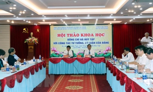Hội thảo 'Đồng chí Hà Huy Tập với công tác tư tưởng, lý luận của Đảng'