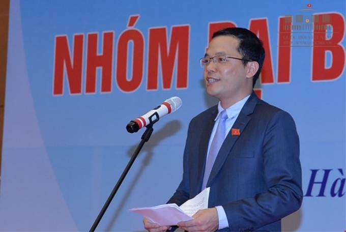 Ủy viên Thường trực Ủy ban Đối ngoại, Phó Chủ tịch Thường trực Nhóm đại biểu Quốc hội trẻ Việt Nam Đinh Công Sỹ. (Nguồn: Quochoi.vn)