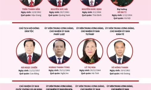 Bộ máy Quốc hội Việt Nam sau khi kiện toàn 2016-2021