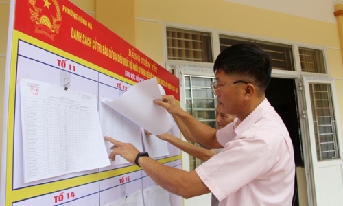 Đa số địa phương ở Quảng Ninh hoàn thành niêm yết danh sách cử tri