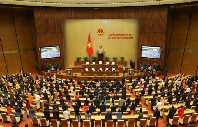 Một phiên họp của Quốc hội khóa XIV. (Ảnh: TTXVN)