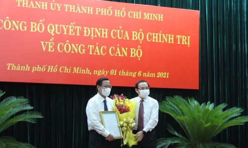 Ông Phan Văn Mãi giữ chức Phó Bí thư Thường trực Thành ủy TP Hồ Chí Minh Thứ Ba, 01/06/2021 11:47