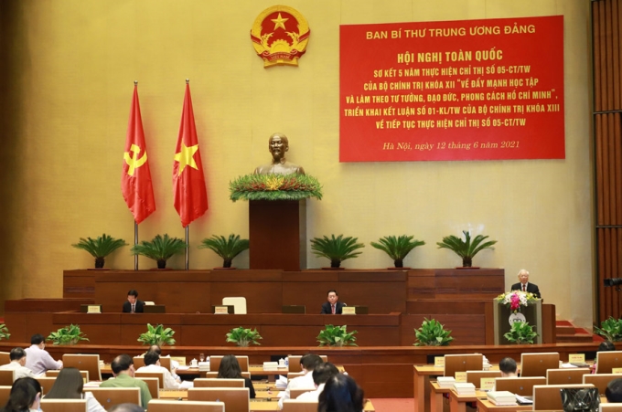 Hội nghị trực tuyến toàn quốc nghiên cứu, học tập chuyên đề toàn khóa về "Học tập và làm theo tư tưởng, đạo đức, phong cách Hồ Chí Minh" nhiệm kỳ Đại hội XIII của Đảng, chuyên đề năm 2021.