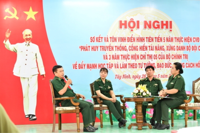 Hội nghị sơ kết 5 năm thực hiện Cuộc vận động “Phát huy truyền thống, cống hiến tài năng, xứng danh Bộ đội Cụ Hồ” của Đảng ủy, Bộ Chỉ huy Bộ đội biên phòng Tây Ninh