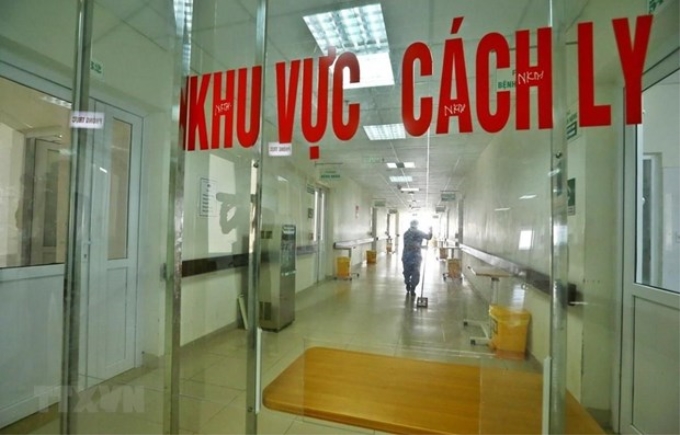 Khu vực cách ly bệnh nhân mắc COVID-19. (Ảnh: TTXVN)