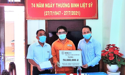 EVNSPC tri ân nhân ngày Thương binh Liệt sỹ (27/7)