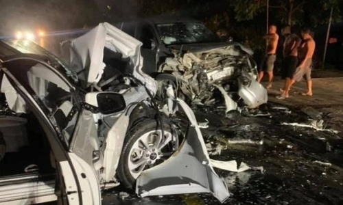 Tai nạn nghiêm trọng giữa 2 ô tô ở Hà Giang khiến 2 người tử vong