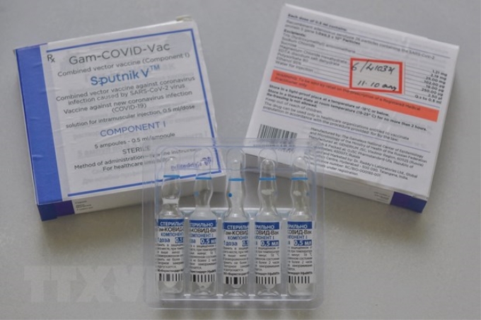 Vaccine Sputnik V ngừa COVID-19 của Nga. (Ảnh: AFP/TTXVN)