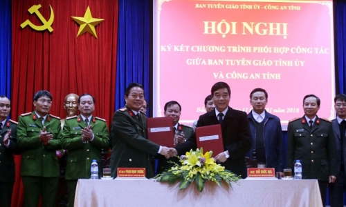 Bắc Giang: Tăng cường công tác phối hợp giữa ngành Tuyên giáo và ngành Công an