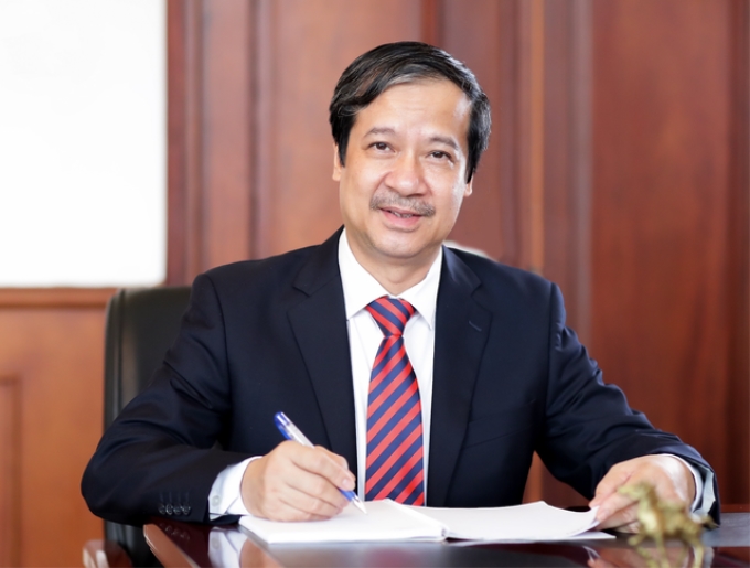 Bộ trưởng Bộ Giáo dục và Đào tạo Nguyễn Kim Sơn (Ảnh: Dân Trí)