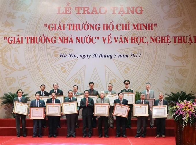 Lễ Trao tặng Giải thưởng Hồ Chí Minh về văn học, nghệ thuật năm 2017