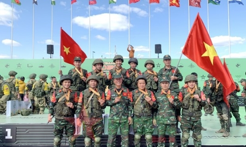 Army Games 2021: Đội tuyển Công binh QĐND Việt Nam xuất sắc giành HCĐ