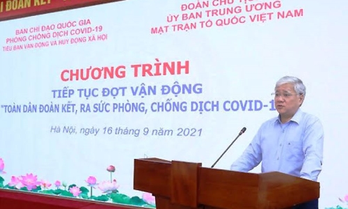 Tiếp tục vận động toàn dân đoàn kết, ra sức phòng chống dịch Covid-19