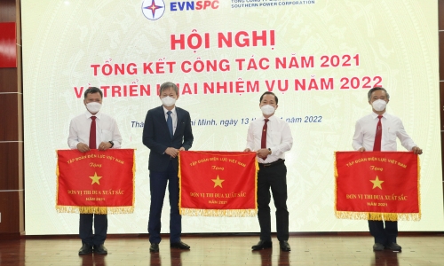 Năm 2021: EVNSPC thực hiện tốt mục tiêu đảm bảo cấp điện và chống dịch hiệu quả