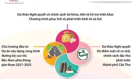 4 nội dung sẽ được Quốc hội khóa XV quyết định tại kỳ họp bất thường