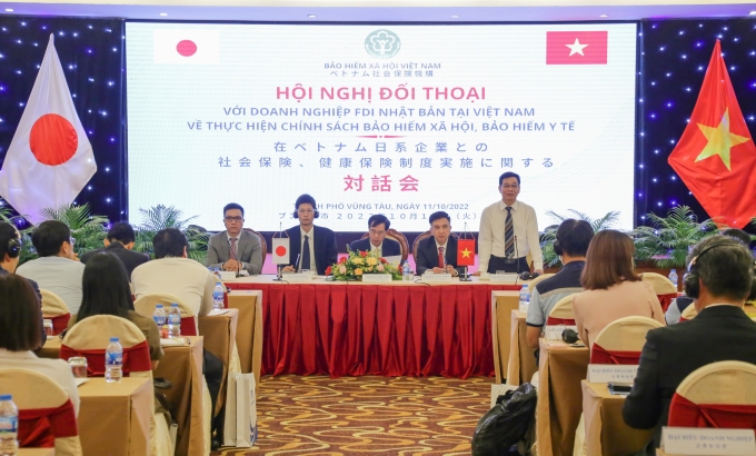 Hội nghị đối thoại giữa BHXH Việt Nam và các DN FDI Nhật Bản nhằm nâng cao hiệu quả công tác tổ chức thực hiện chính sách BHXH, BHYT, BHTN.