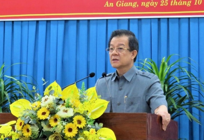 Đồng chí Lê Hồng Quang, Ủy viên Trung ương Đảng, Bí thư Tỉnh ủy phát biểu chỉ đạo, kết luận Hội nghị.