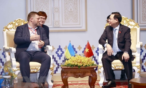 Chủ tịch Quốc hội Vương Đình Huệ gặp Phó Chủ tịch Quốc hội Ukraine