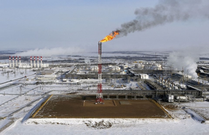 Mỏ dầu Vankorskoye thuộc sở hữu của Công ty Rosneft ở phía bắc thành phố Krasnoyarsk, vùng Siberia, Nga. Ảnh: Reuters